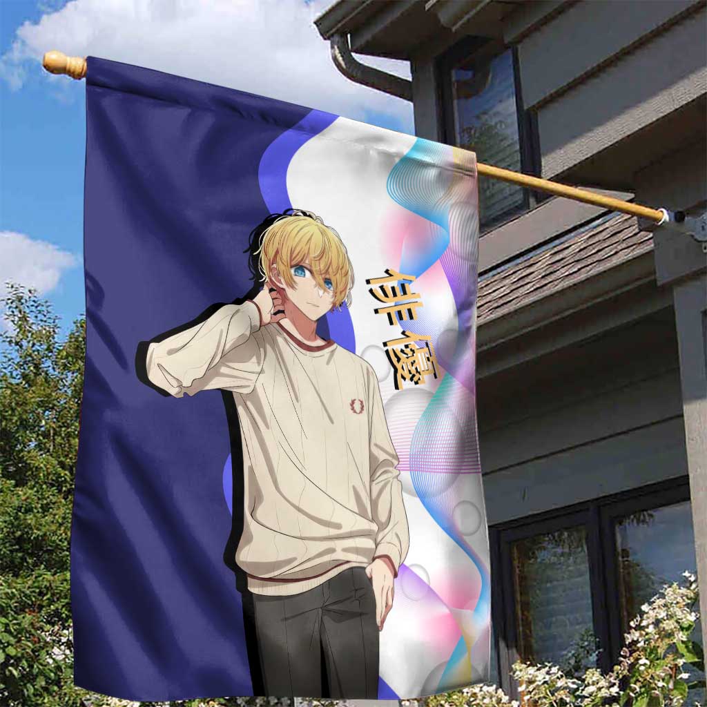 Aquamarine Hoshino Garden Flag Stylish Idol Anime Aesthetic