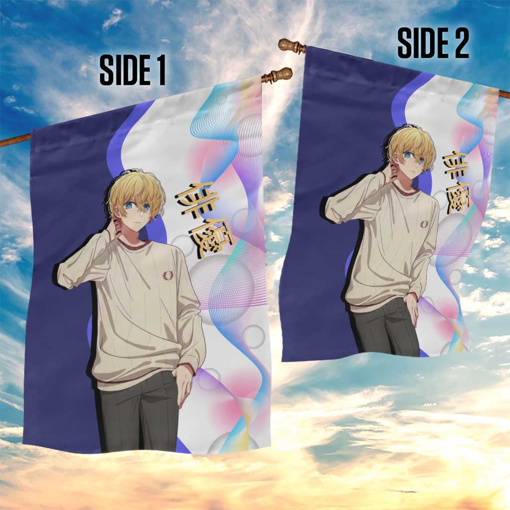Aquamarine Hoshino Garden Flag Stylish Idol Anime Aesthetic