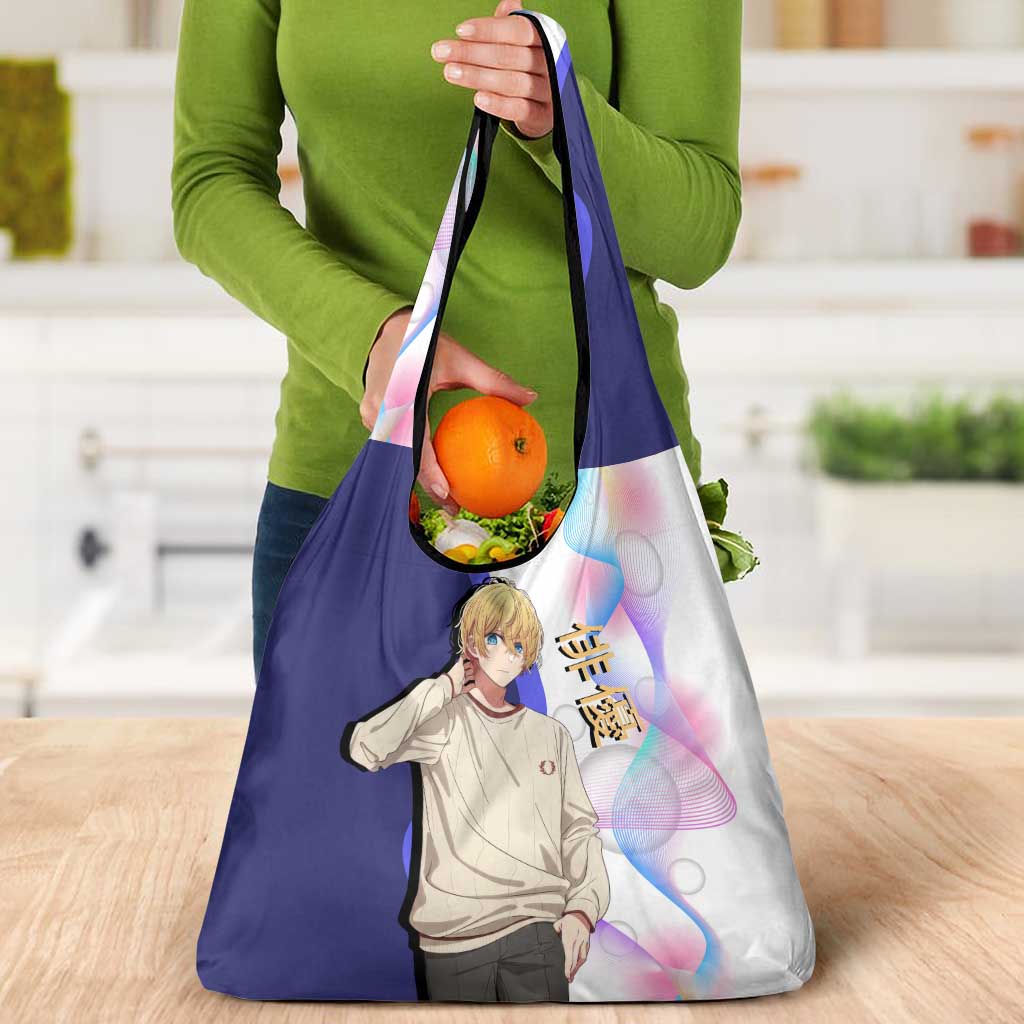 Aquamarine Hoshino Grocery Bag Stylish Idol Anime Aesthetic