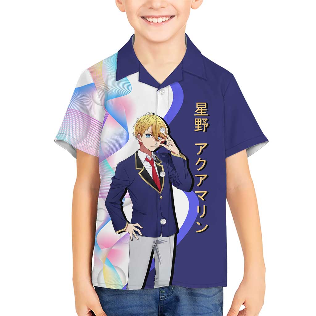 Aquamarine Hoshino Hawaiian Shirt Stylish Idol Anime Aesthetic