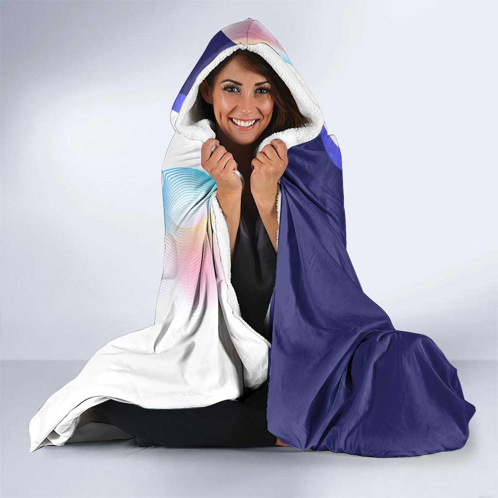 Aquamarine Hoshino Hooded Blanket Stylish Idol Anime Aesthetic