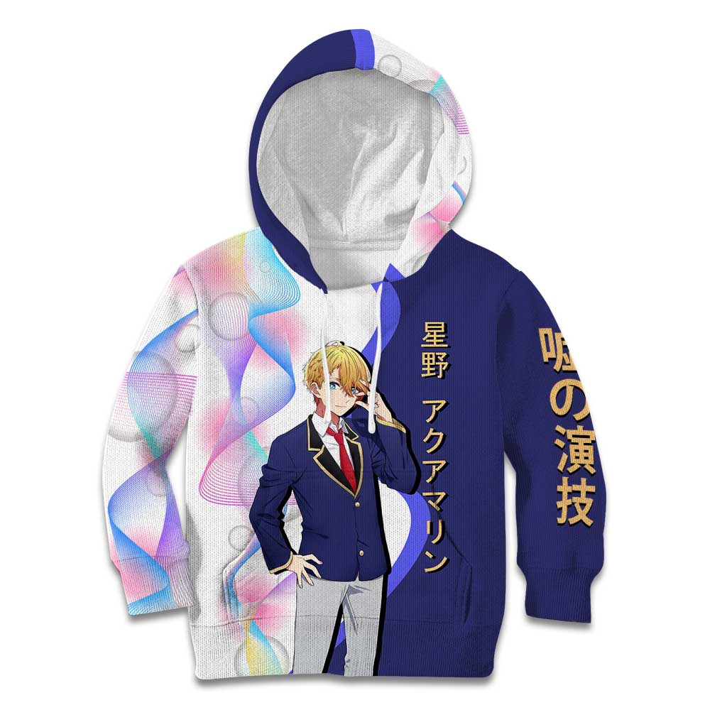 Aquamarine Hoshino Kid Hoodie Stylish Idol Anime Aesthetic
