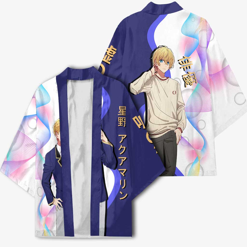 Aquamarine Hoshino Kimono Stylish Idol Anime Aesthetic