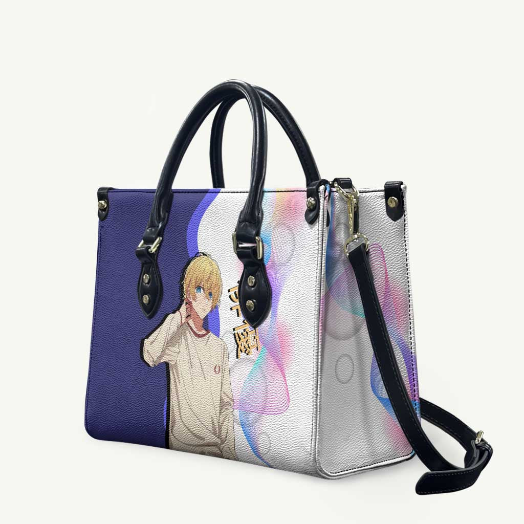Aquamarine Hoshino Leather Bag Stylish Idol Anime Aesthetic