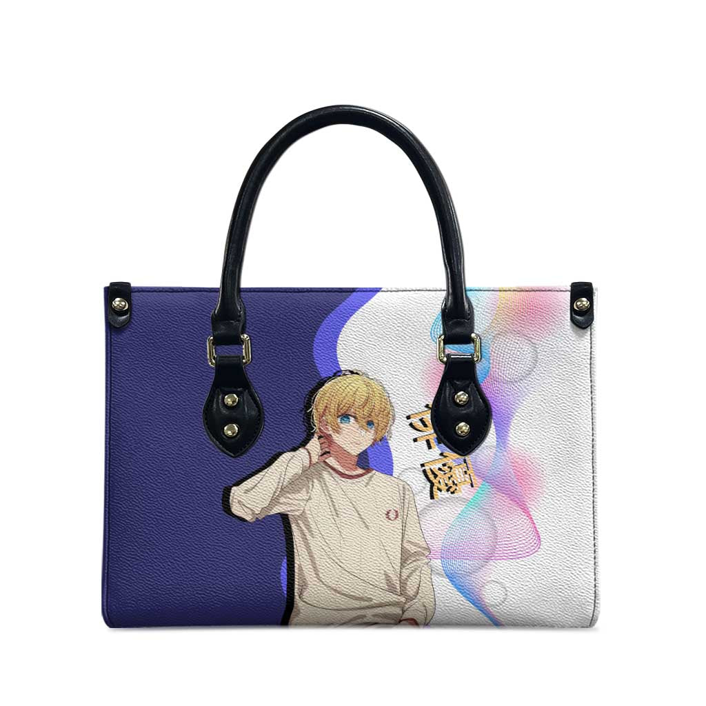 Aquamarine Hoshino Leather Bag Stylish Idol Anime Aesthetic