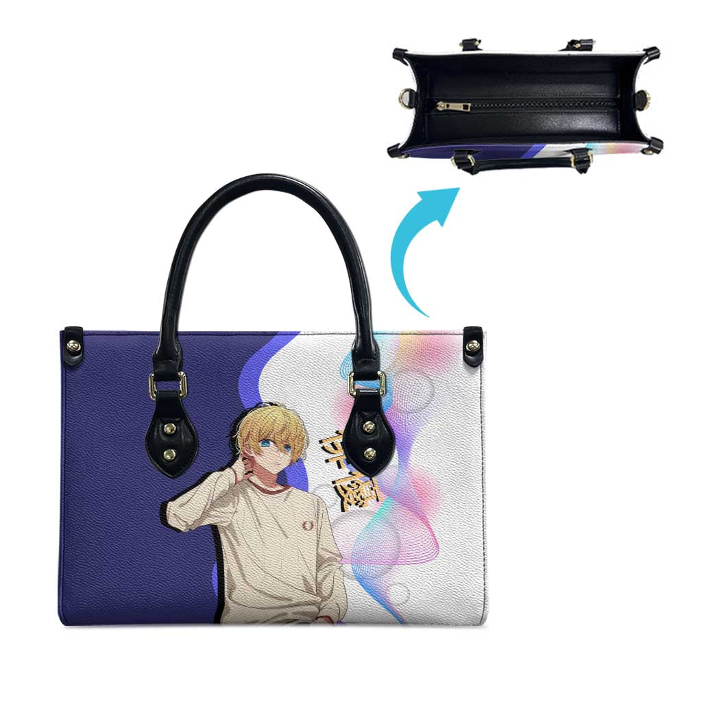 Aquamarine Hoshino Leather Bag Stylish Idol Anime Aesthetic
