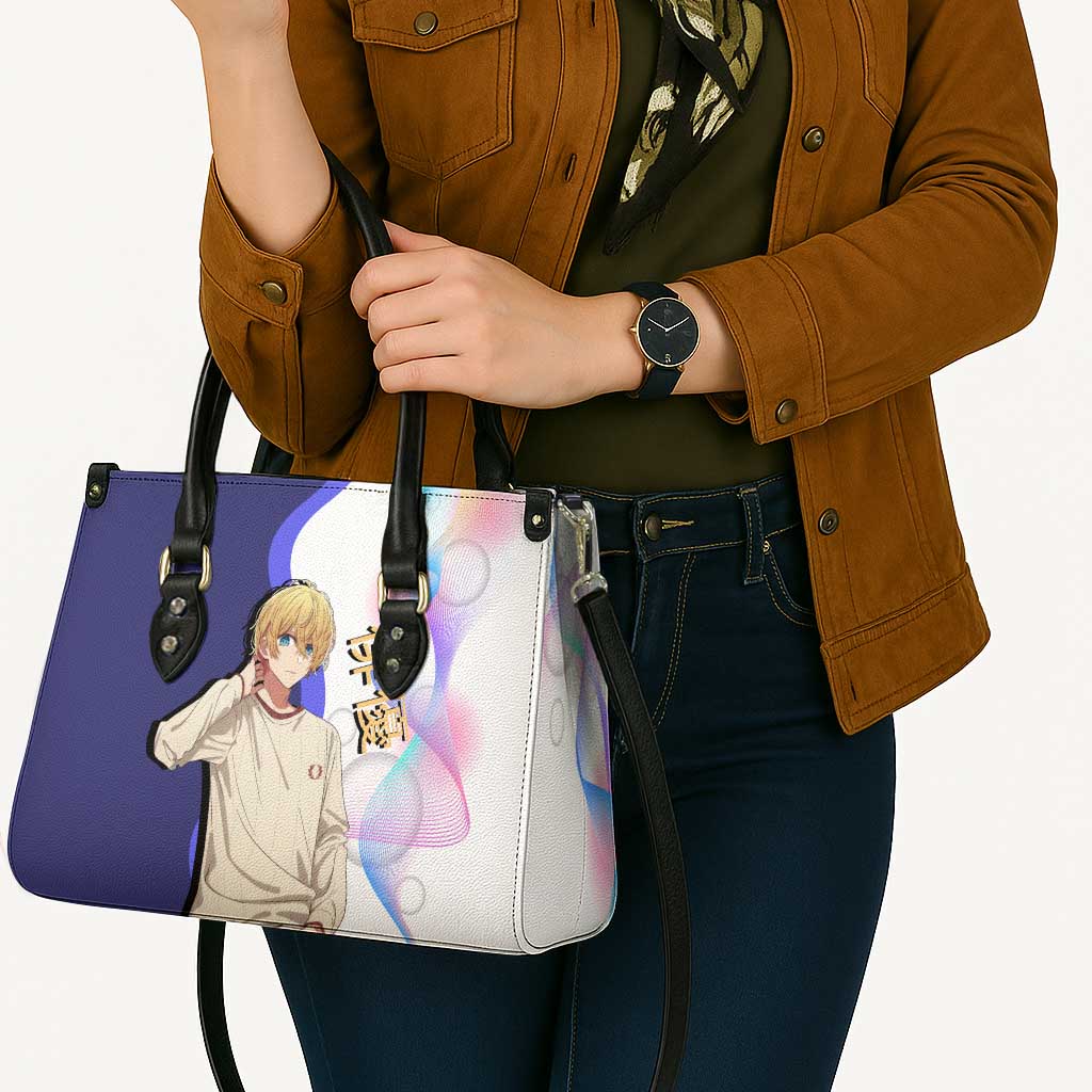 Aquamarine Hoshino Leather Bag Stylish Idol Anime Aesthetic