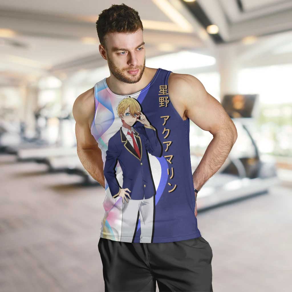 Aquamarine Hoshino Men Tank Top Stylish Idol Anime Aesthetic