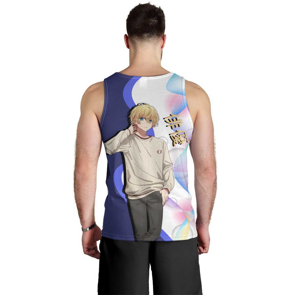 Aquamarine Hoshino Men Tank Top Stylish Idol Anime Aesthetic