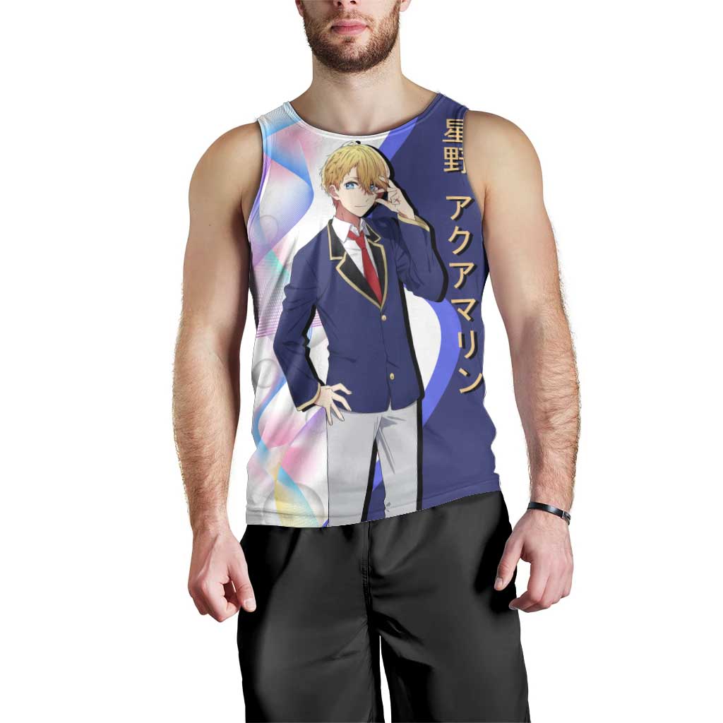 Aquamarine Hoshino Men Tank Top Stylish Idol Anime Aesthetic