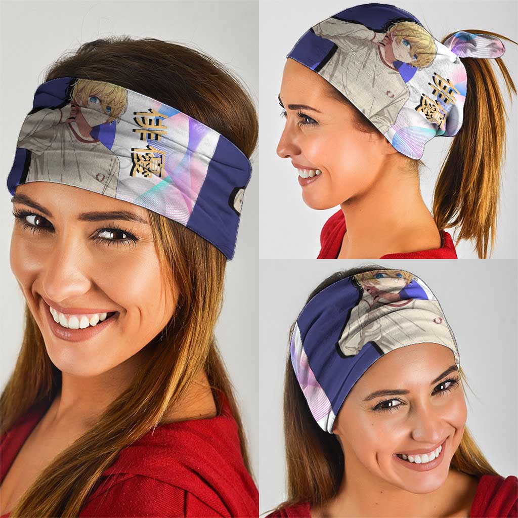 Aquamarine Hoshino Neck Gaiter Stylish Idol Anime Aesthetic
