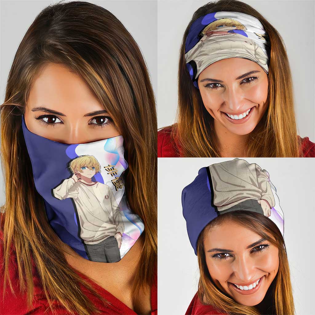 Aquamarine Hoshino Neck Gaiter Stylish Idol Anime Aesthetic