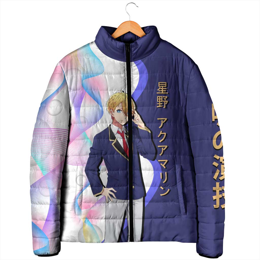 Aquamarine Hoshino Padded Jacket Stylish Idol Anime Aesthetic