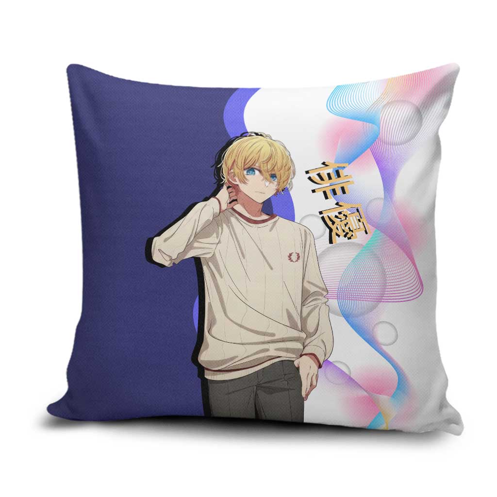 Aquamarine Hoshino Pillow Cover Stylish Idol Anime Aesthetic