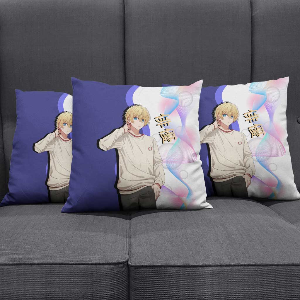 Aquamarine Hoshino Pillow Cover Stylish Idol Anime Aesthetic