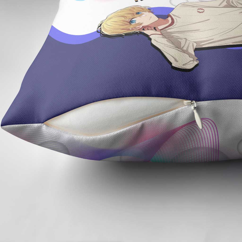 Aquamarine Hoshino Pillow Cover Stylish Idol Anime Aesthetic