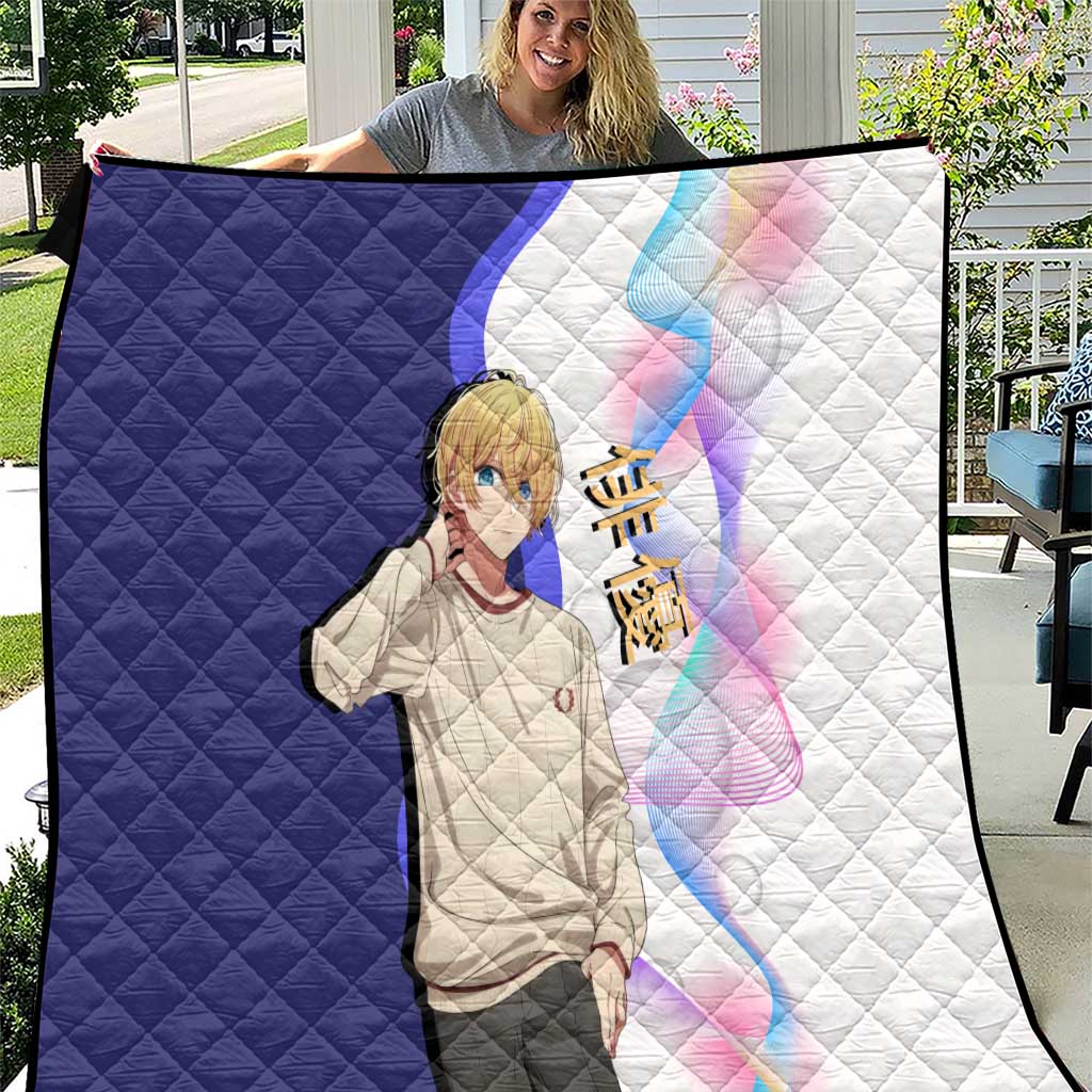 Aquamarine Hoshino Quilt Stylish Idol Anime Aesthetic