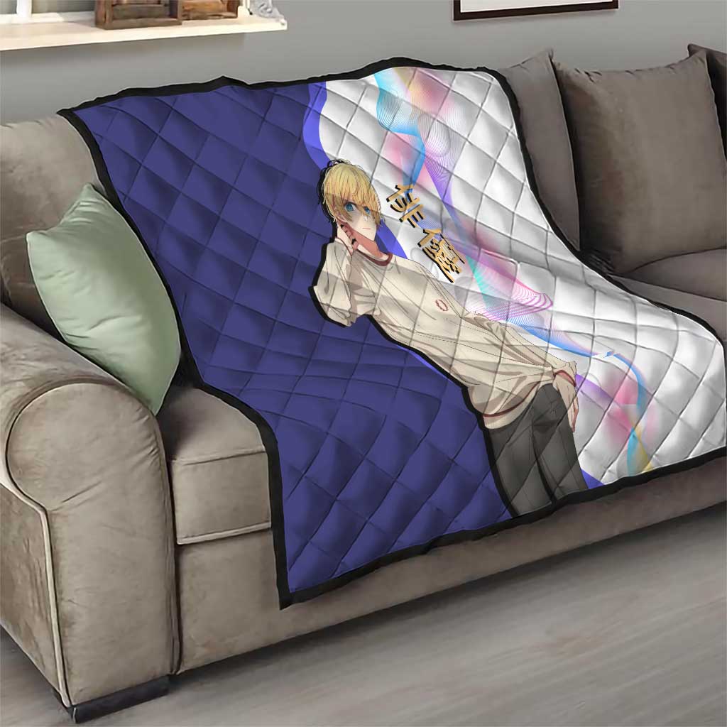 Aquamarine Hoshino Quilt Stylish Idol Anime Aesthetic