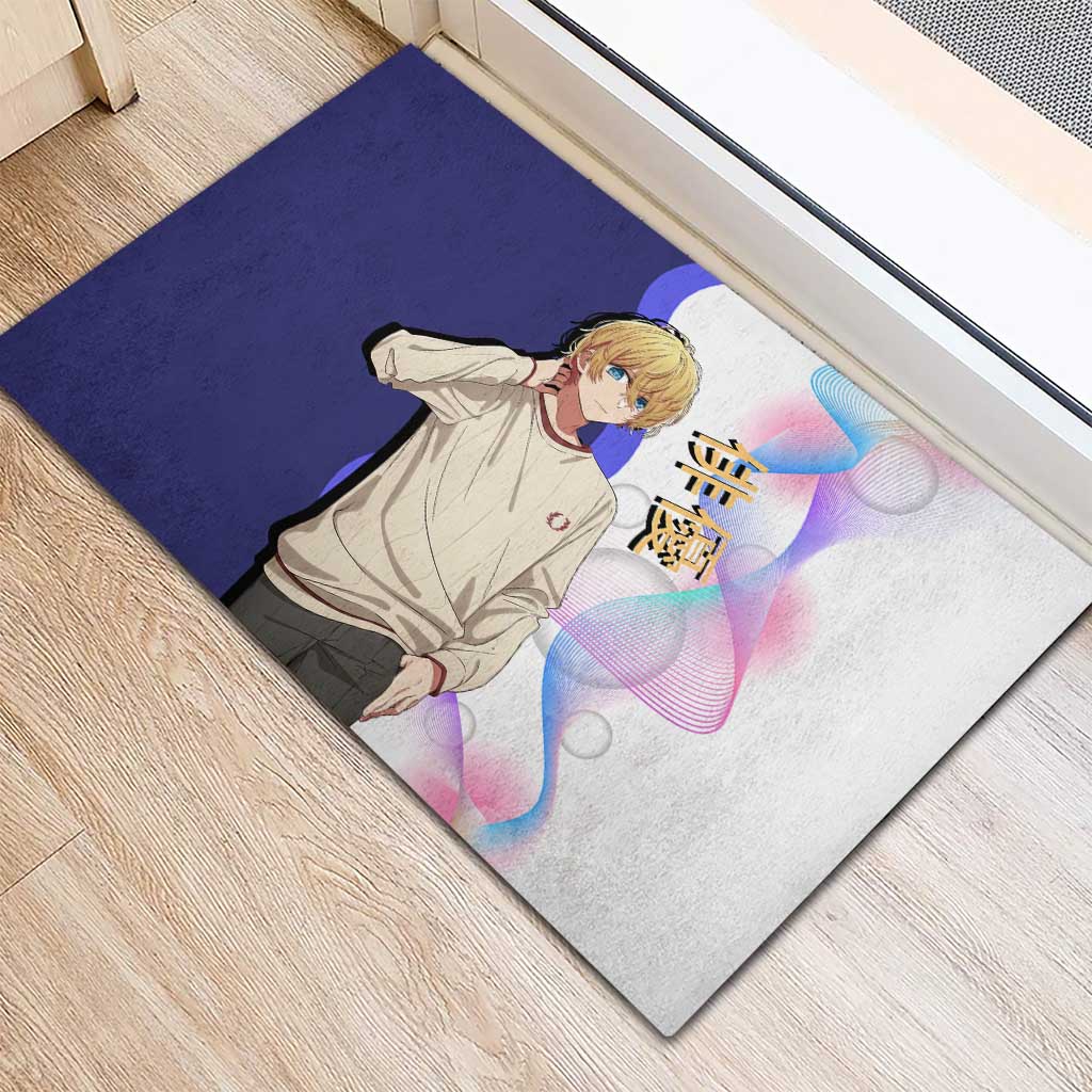 Aquamarine Hoshino Rubber Doormat Stylish Idol Anime Aesthetic
