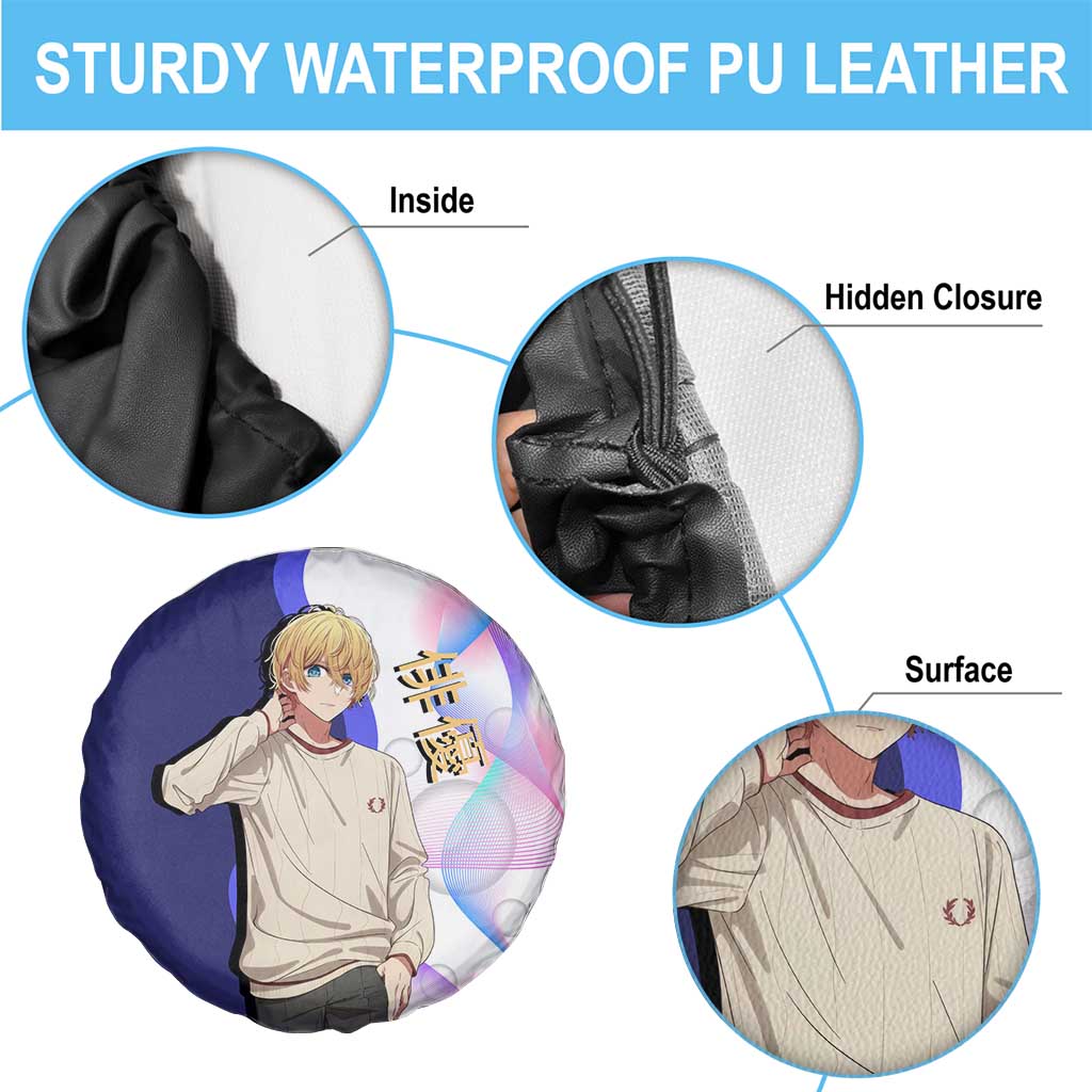 Aquamarine Hoshino Spare Tire Cover Stylish Idol Anime Aesthetic