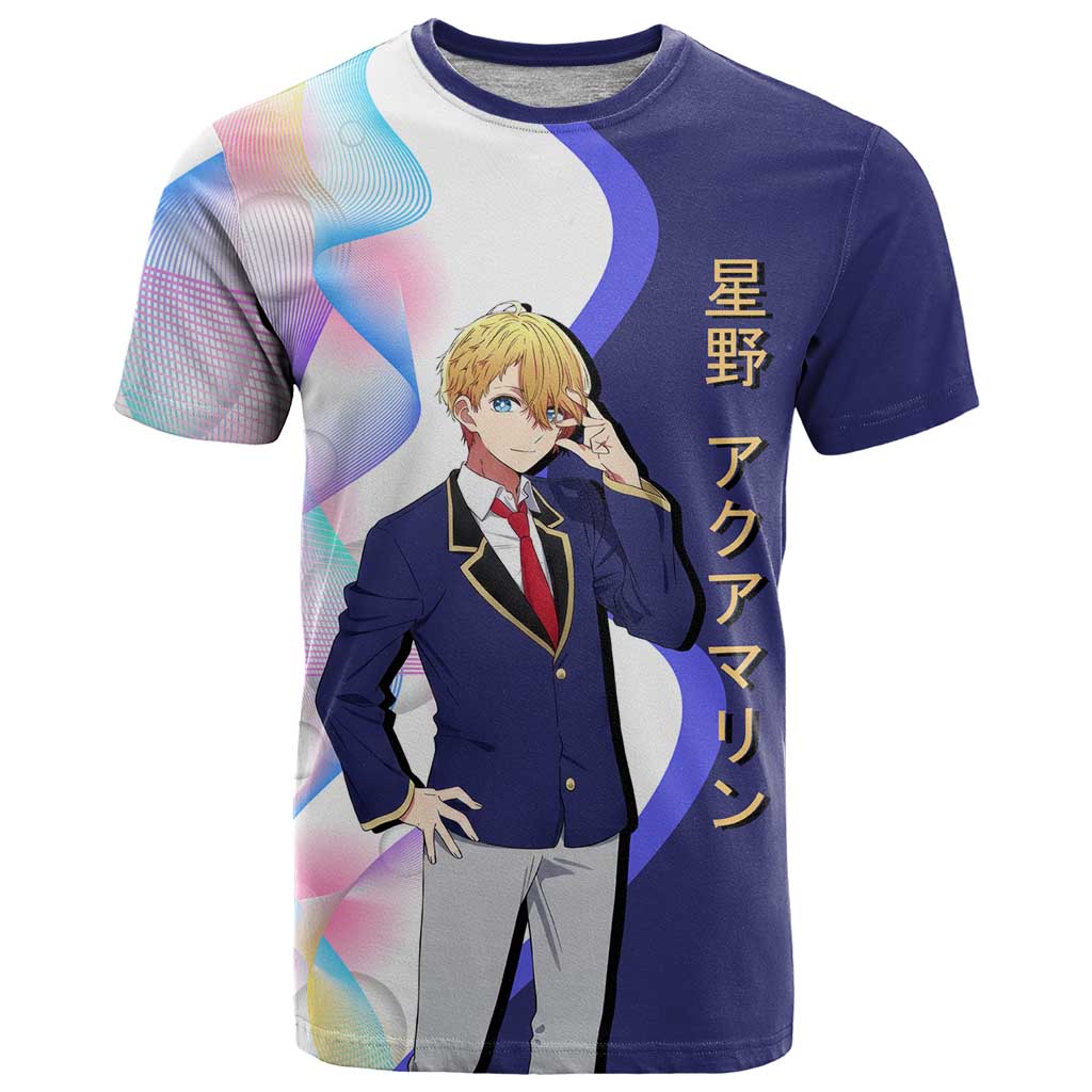 Aquamarine Hoshino T Shirt Stylish Idol Anime Aesthetic