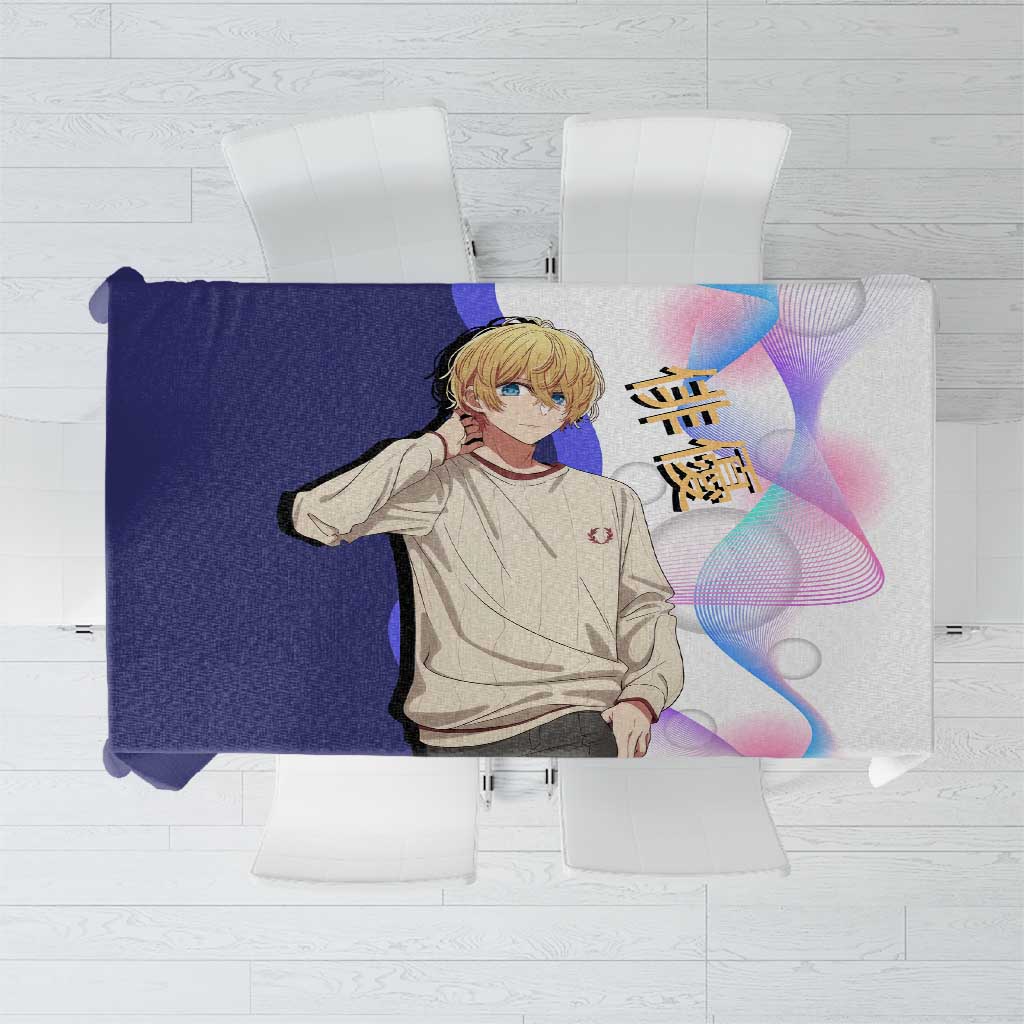 Aquamarine Hoshino Tablecloth Stylish Idol Anime Aesthetic