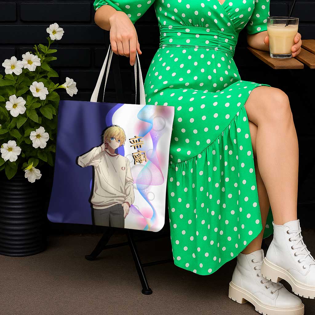 Aquamarine Hoshino Tote Bag Stylish Idol Anime Aesthetic