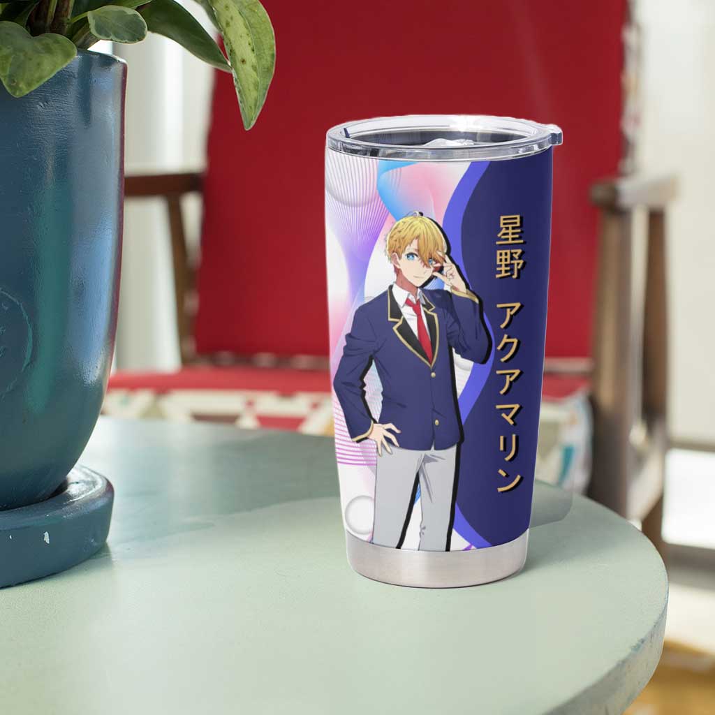 Aquamarine Hoshino Tumbler Cup Stylish Idol Anime Aesthetic