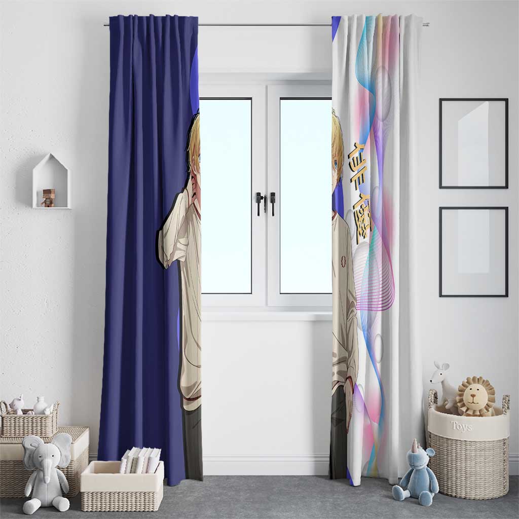 Aquamarine Hoshino Window Curtain Stylish Idol Anime Aesthetic