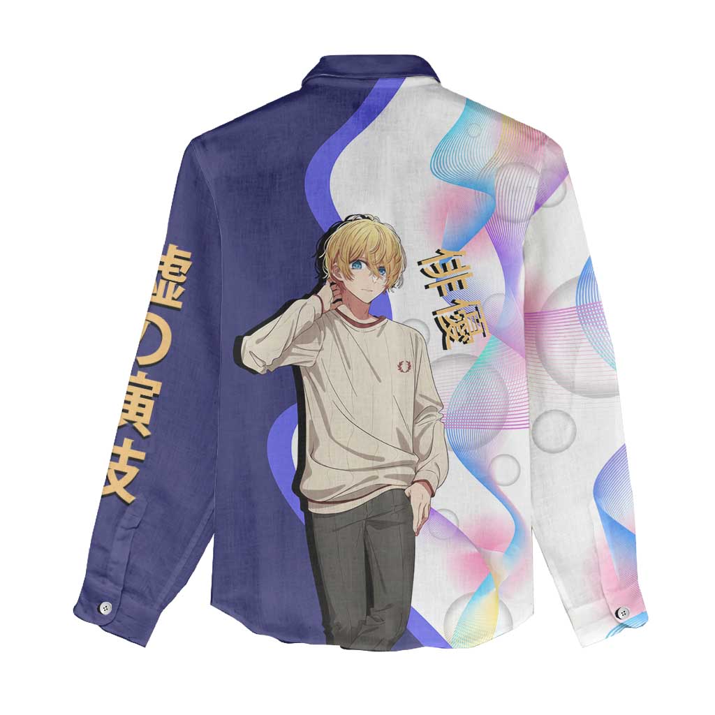 Aquamarine Hoshino Women Casual Shirt Stylish Idol Anime Aesthetic