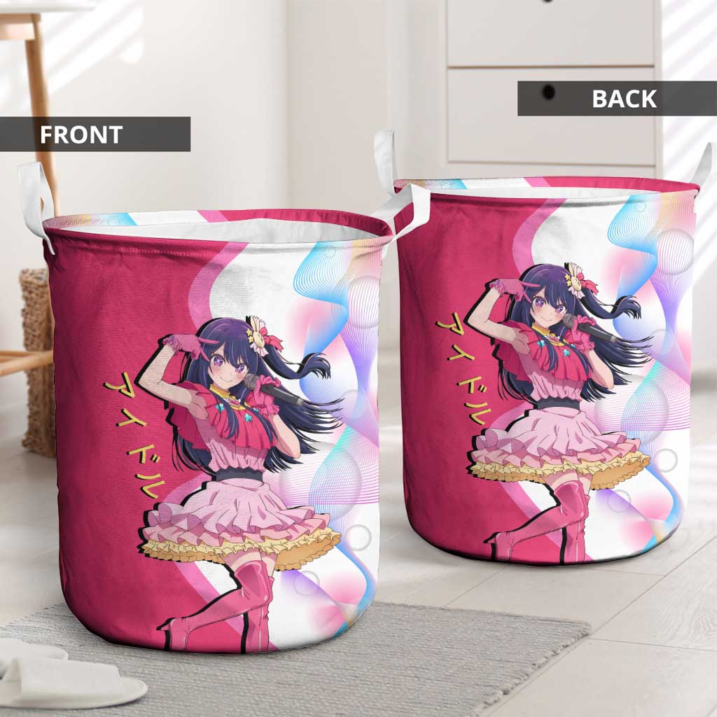 Ai Hoshino Idol Laundry Basket Sparkling Idol Anime Style