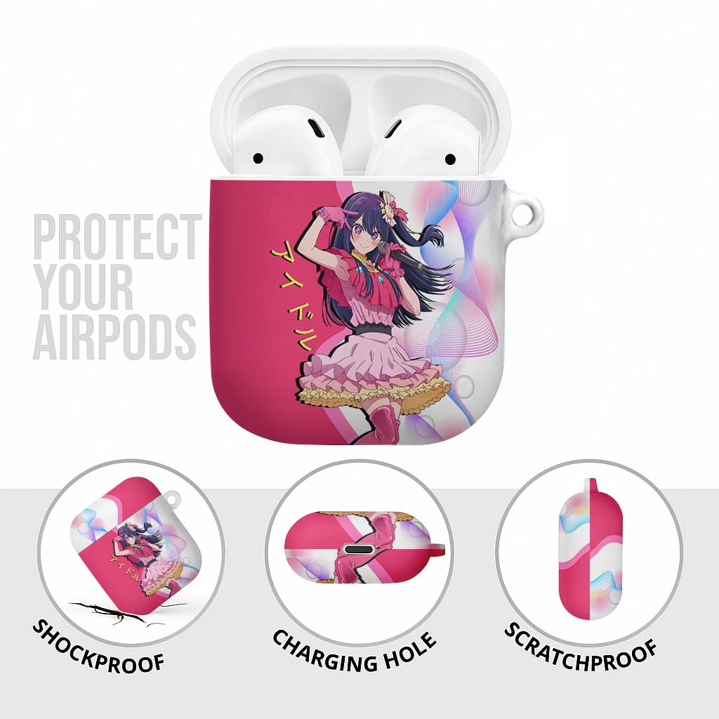 Ai Hoshino Idol AirPods Case Sparkling Idol Anime Style