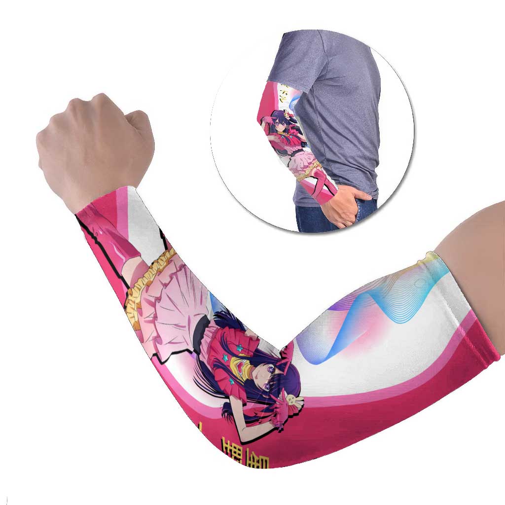 Ai Hoshino Idol Arm Sleeves Sparkling Idol Anime Style