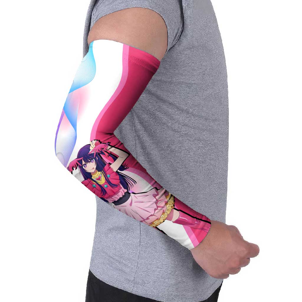 Ai Hoshino Idol Arm Sleeves Sparkling Idol Anime Style