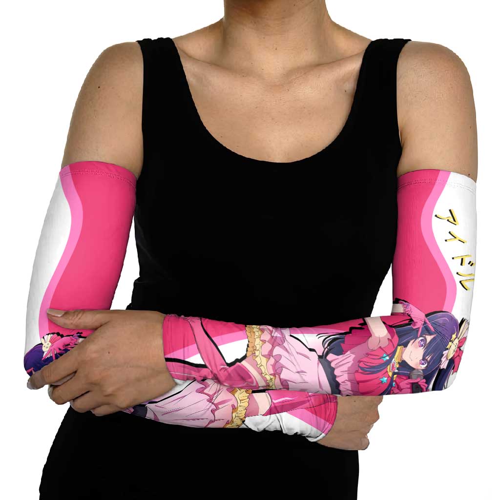 Ai Hoshino Idol Arm Sleeves Sparkling Idol Anime Style