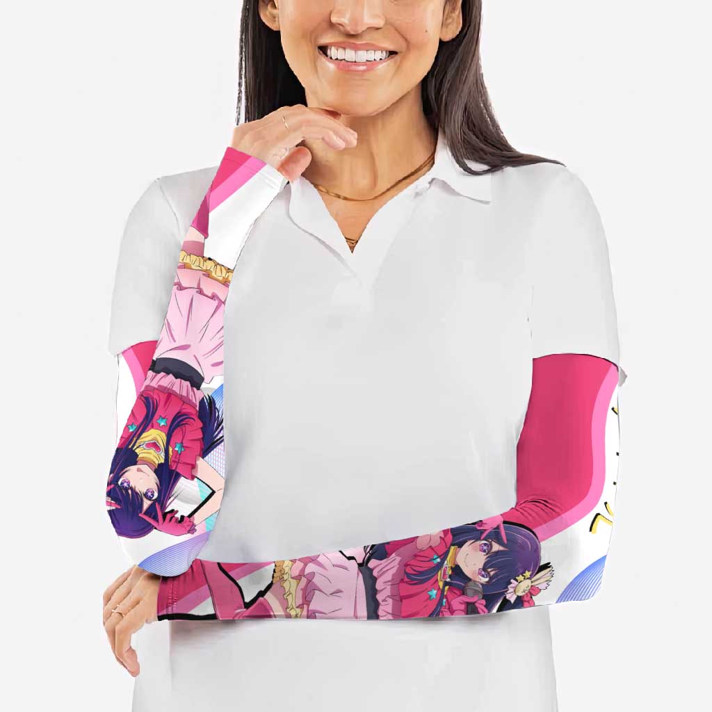 Ai Hoshino Idol Arm Sleeves Sparkling Idol Anime Style