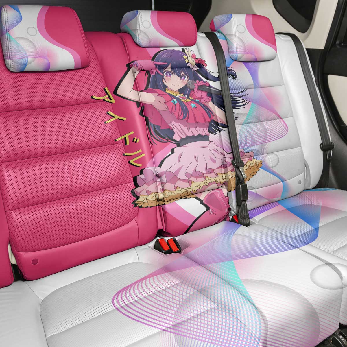 Ai Hoshino Idol Back Car Seat Cover Sparkling Idol Anime Style