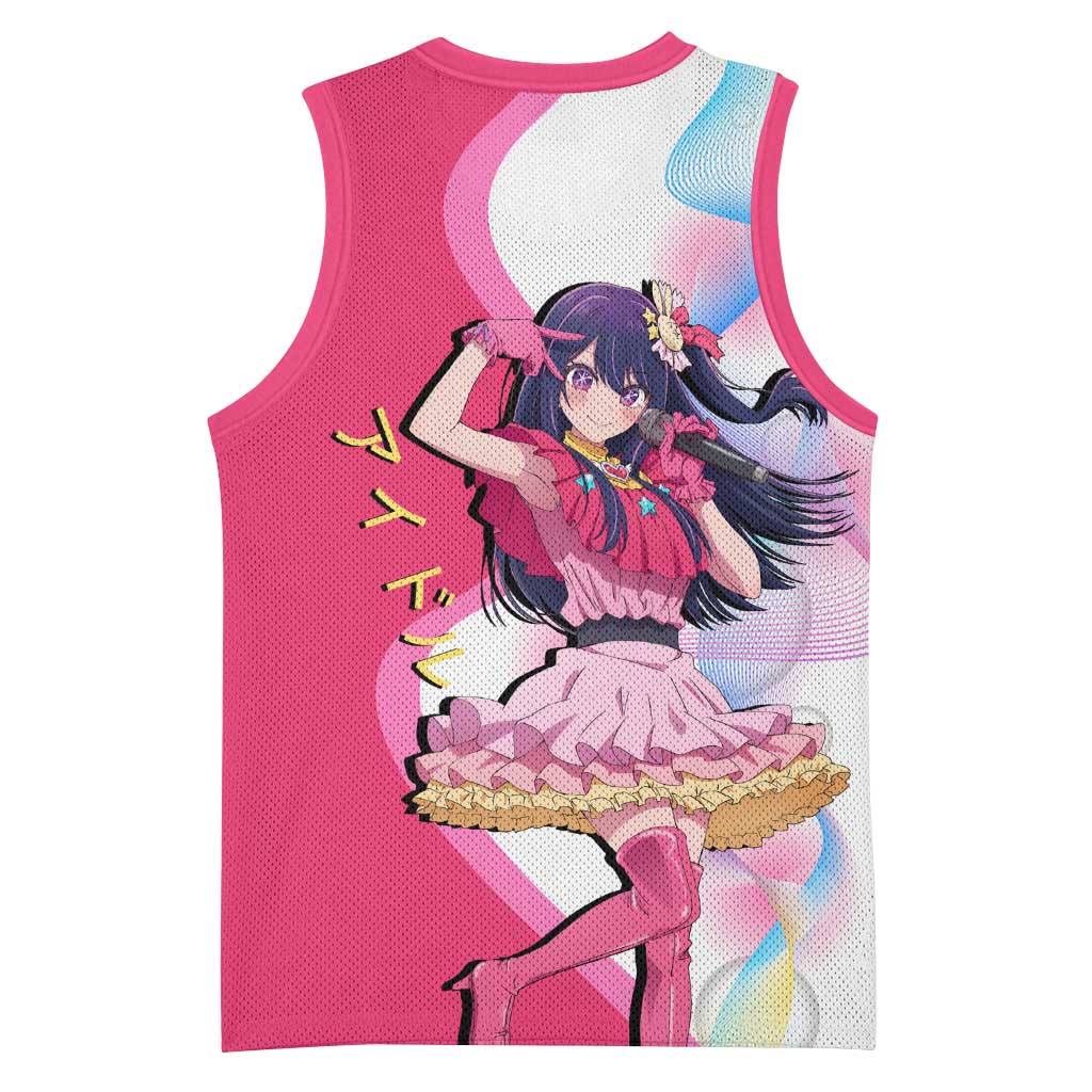 Ai Hoshino Idol Basketball Jersey Sparkling Idol Anime Style