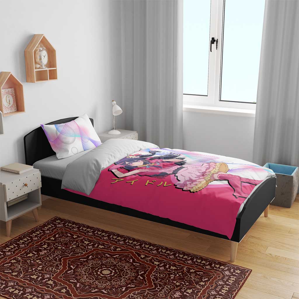 Ai Hoshino Idol Bedding Set Sparkling Idol Anime Style