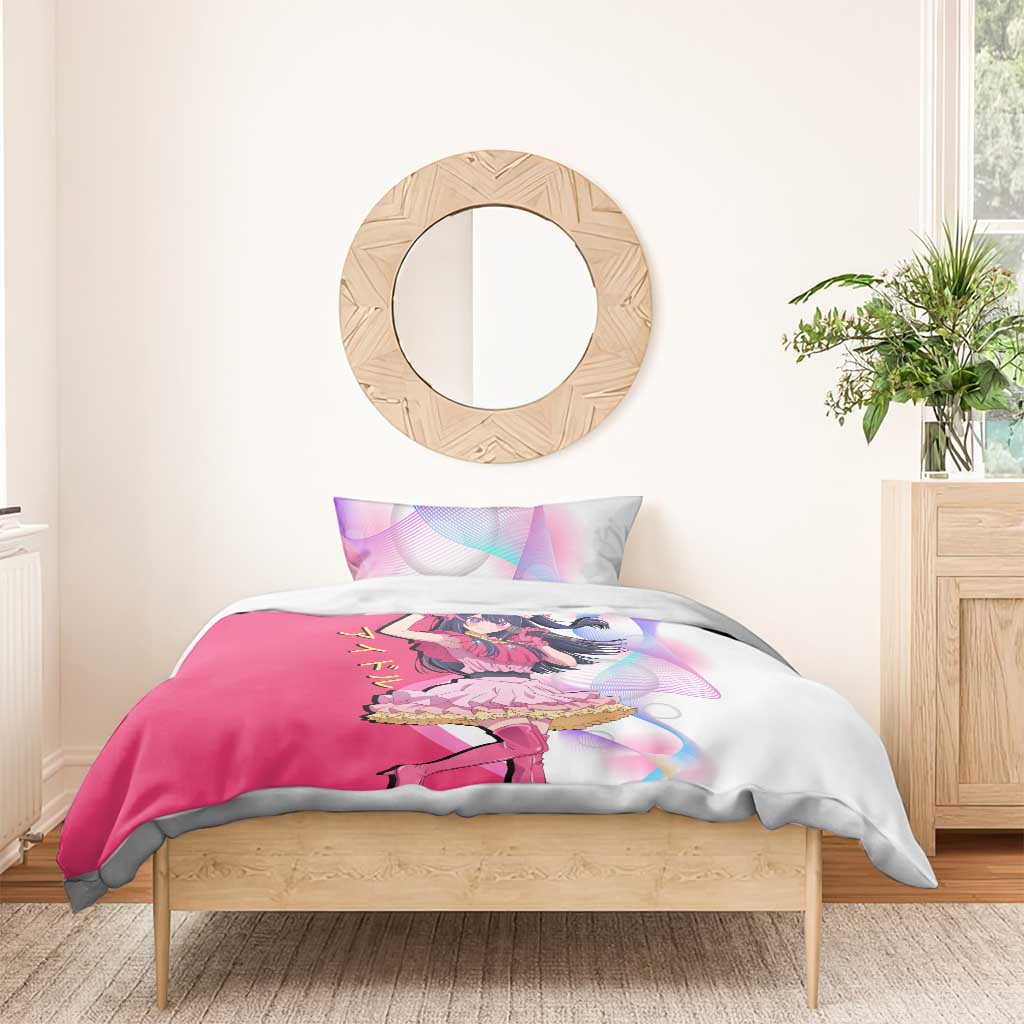 Ai Hoshino Idol Bedding Set Sparkling Idol Anime Style