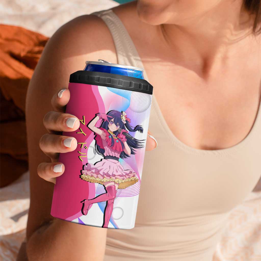 Ai Hoshino Idol 4 in 1 Can Cooler Tumbler Sparkling Idol Anime Style
