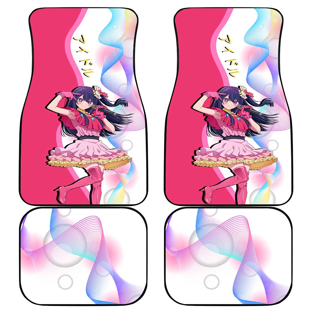 Ai Hoshino Idol Car Mats Sparkling Idol Anime Style