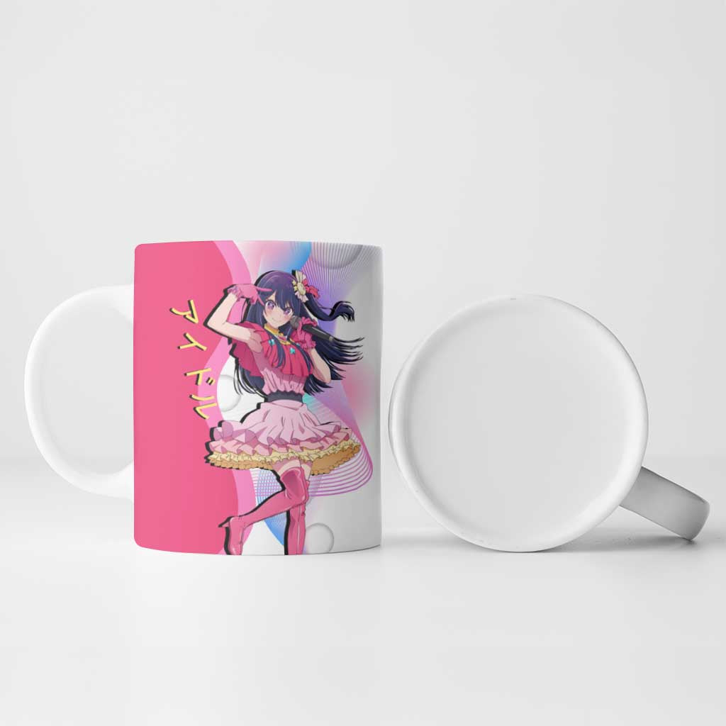 Ai Hoshino Idol Ceramic Mug Sparkling Idol Anime Style