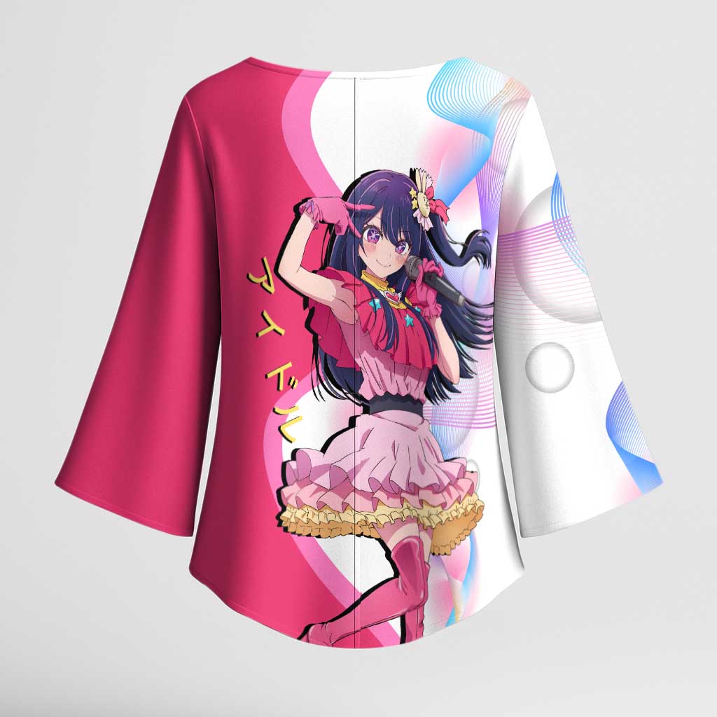 Ai Hoshino Idol Kimono Sleeve Blouse Sparkling Idol Anime Style
