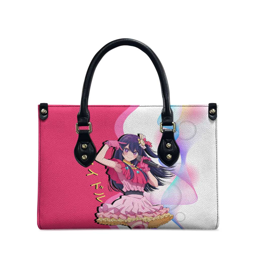 Ai Hoshino Idol Leather Bag Sparkling Idol Anime Style