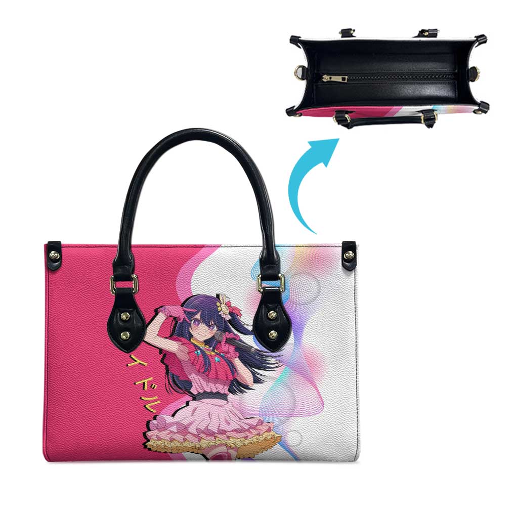 Ai Hoshino Idol Leather Bag Sparkling Idol Anime Style