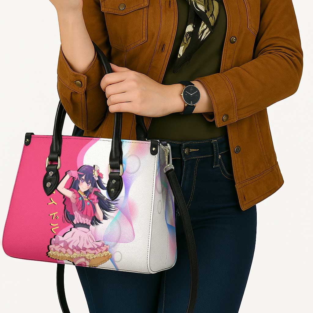 Ai Hoshino Idol Leather Bag Sparkling Idol Anime Style