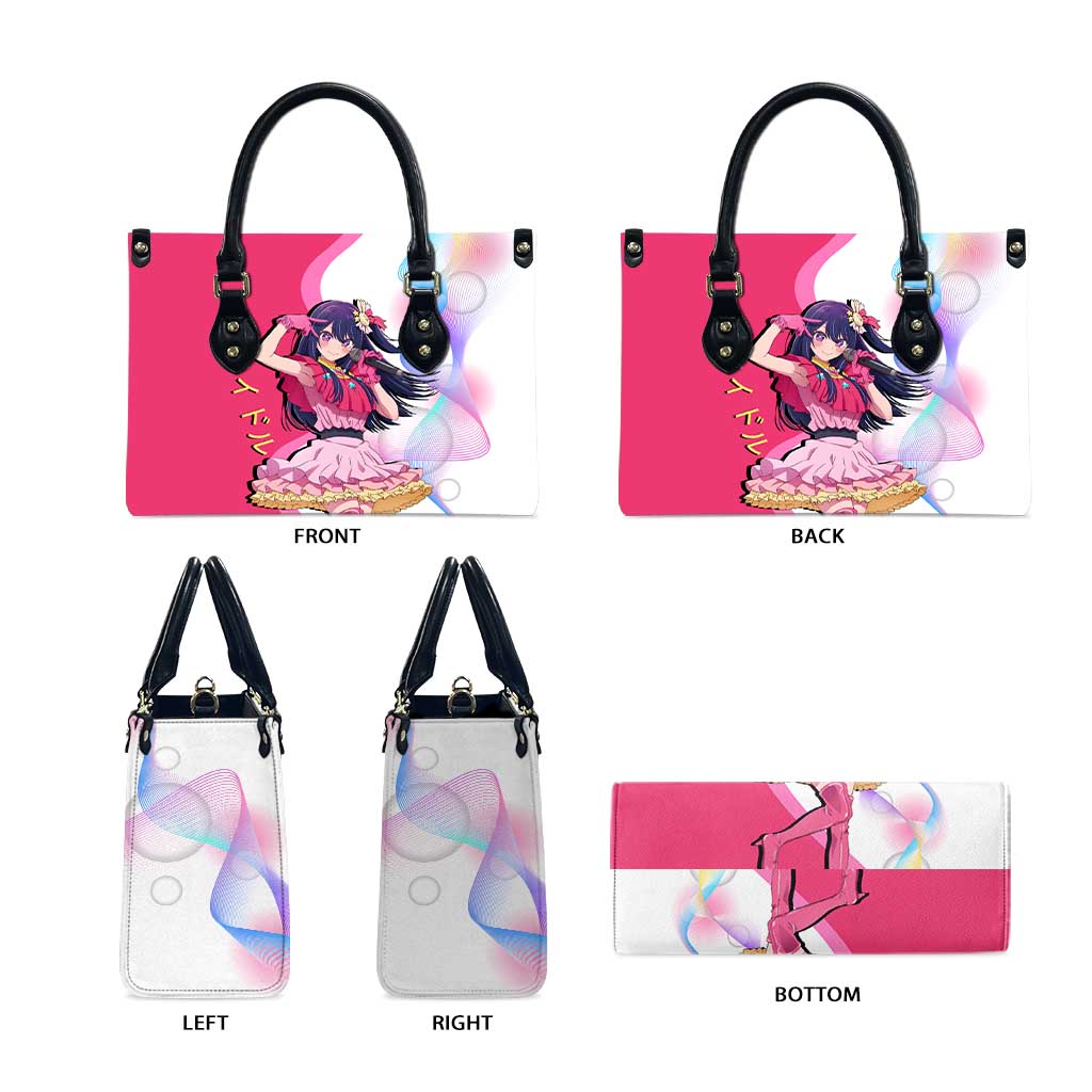Ai Hoshino Idol Leather Bag Sparkling Idol Anime Style