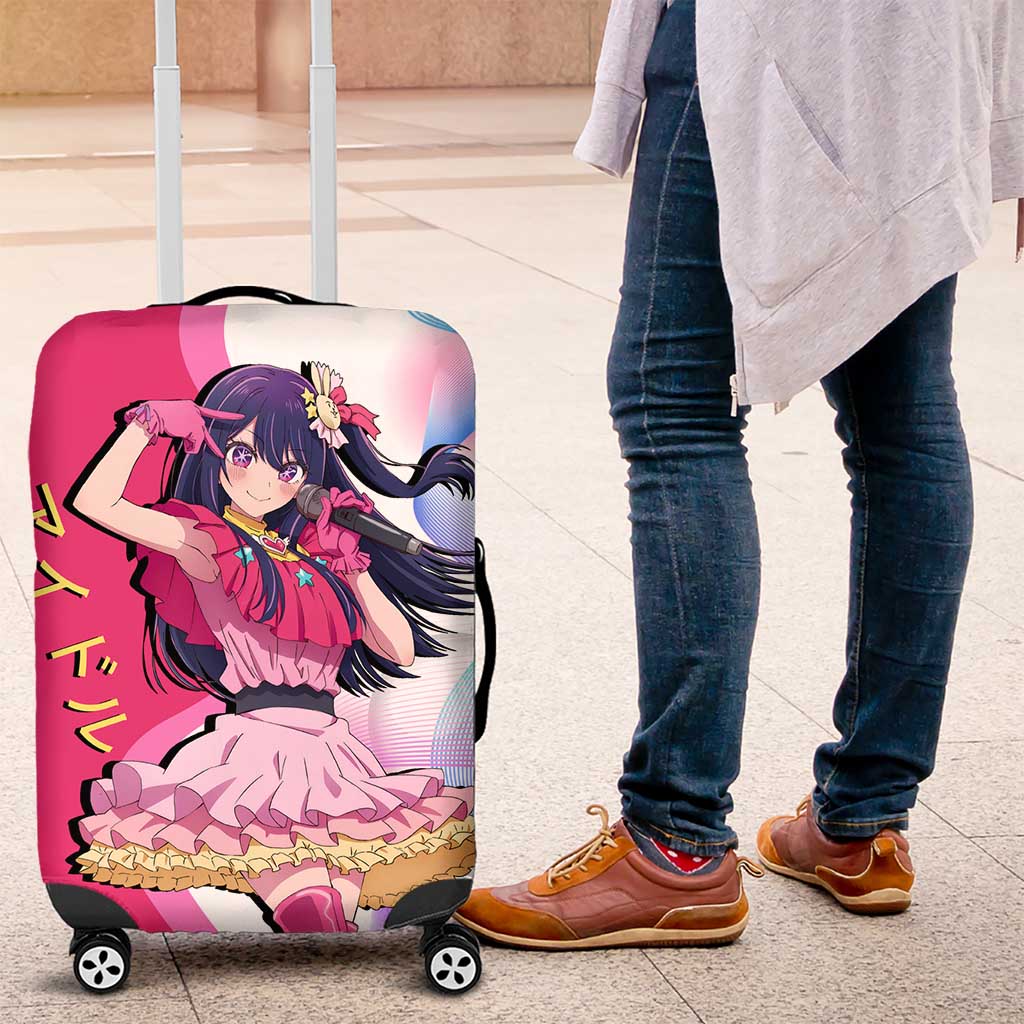 Ai Hoshino Idol Luggage Cover Sparkling Idol Anime Style