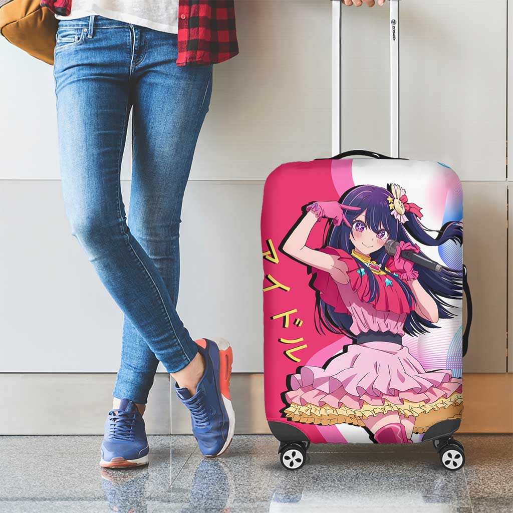 Ai Hoshino Idol Luggage Cover Sparkling Idol Anime Style